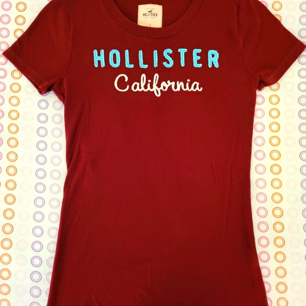 Hollister Red Women's Shirt (Small)